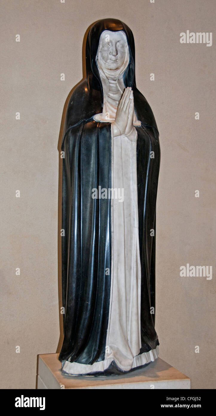 Marie de Bourbon  abbess of St Louis of Poissy She died 1402 Saint Denis Basilica France French Stock Photo