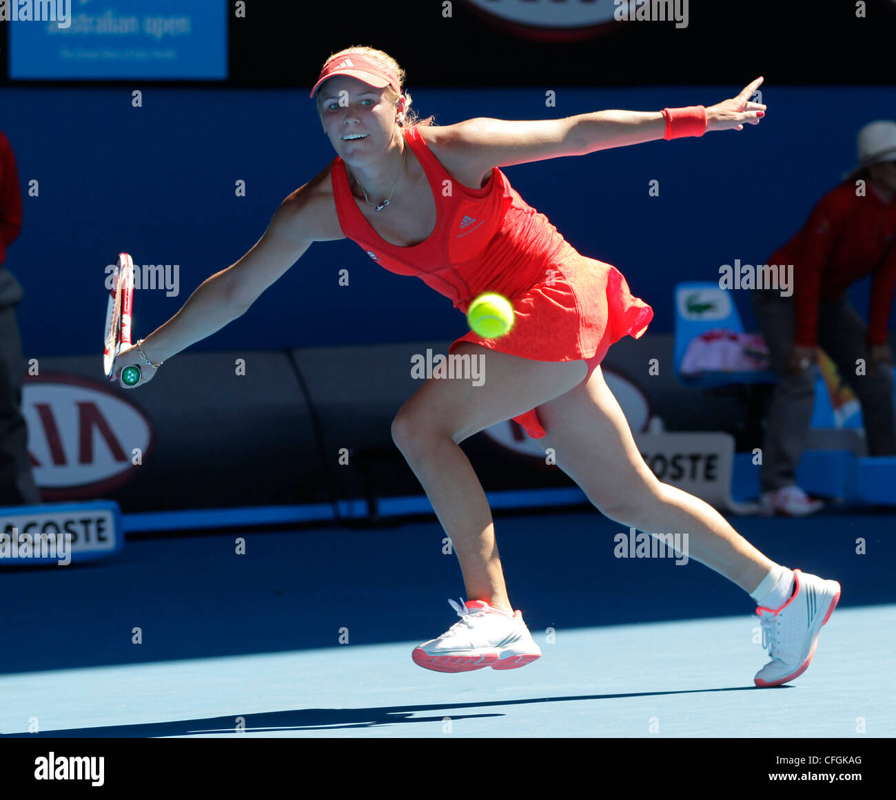 Caroline Wozniacki (DEN) at the Australian Open 2012, ITF Grand Slam