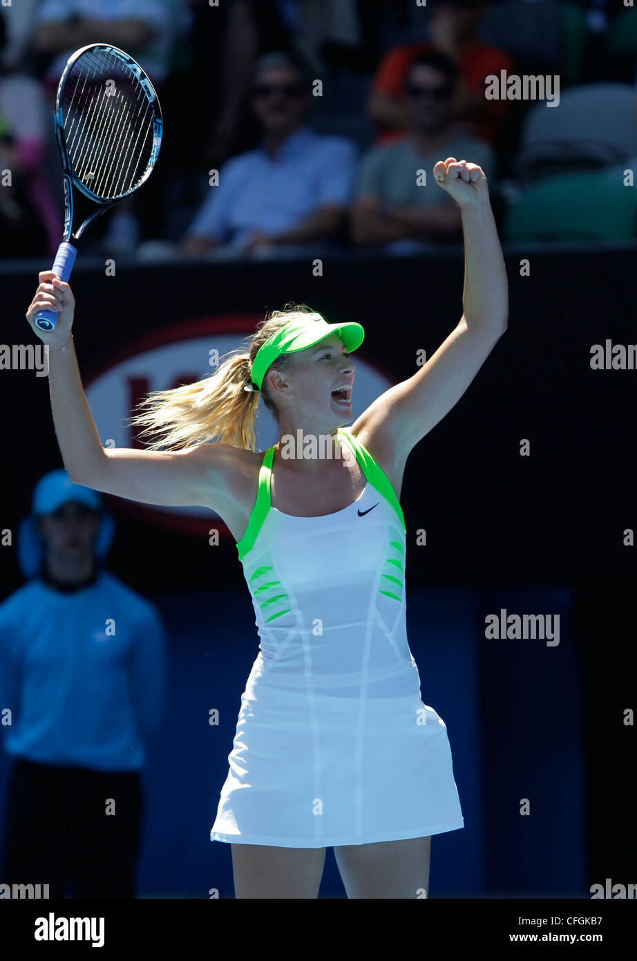 Maria Sharapova (RUS) at the Australian Open 2012, ITF Grand Slam