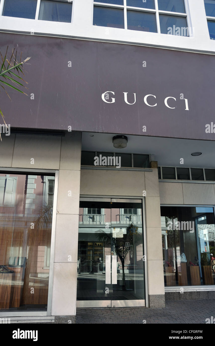 Gucci store, Nassau, Bahamas Stock Photo - Alamy