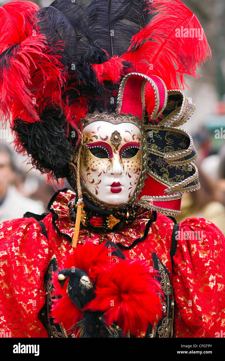 carnival mask costume parade Stock Photo Alamy