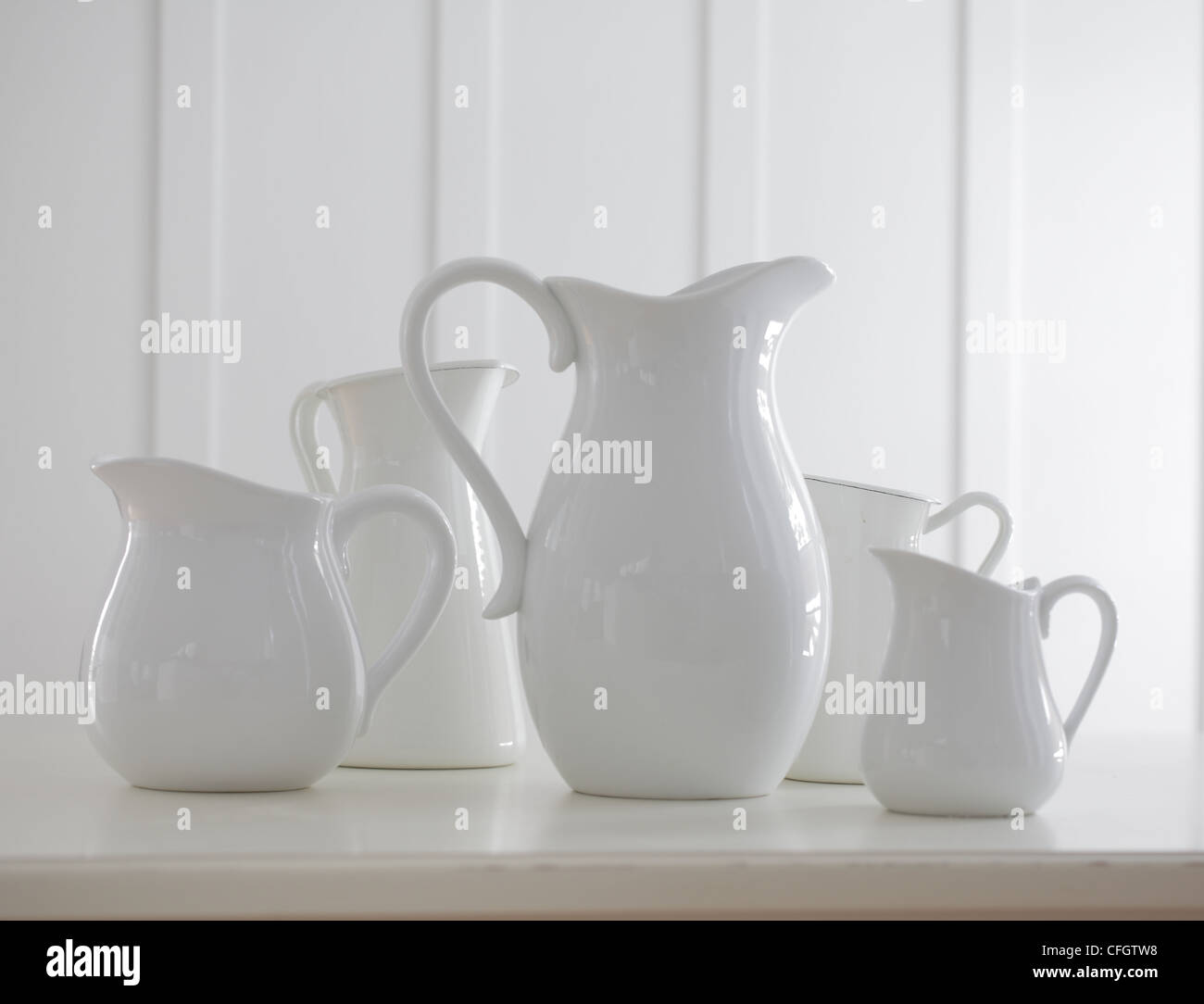 Porcelain Vases Stock Photo