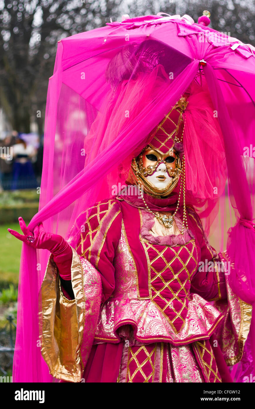 carnival mask costume parade Stock Photo Alamy