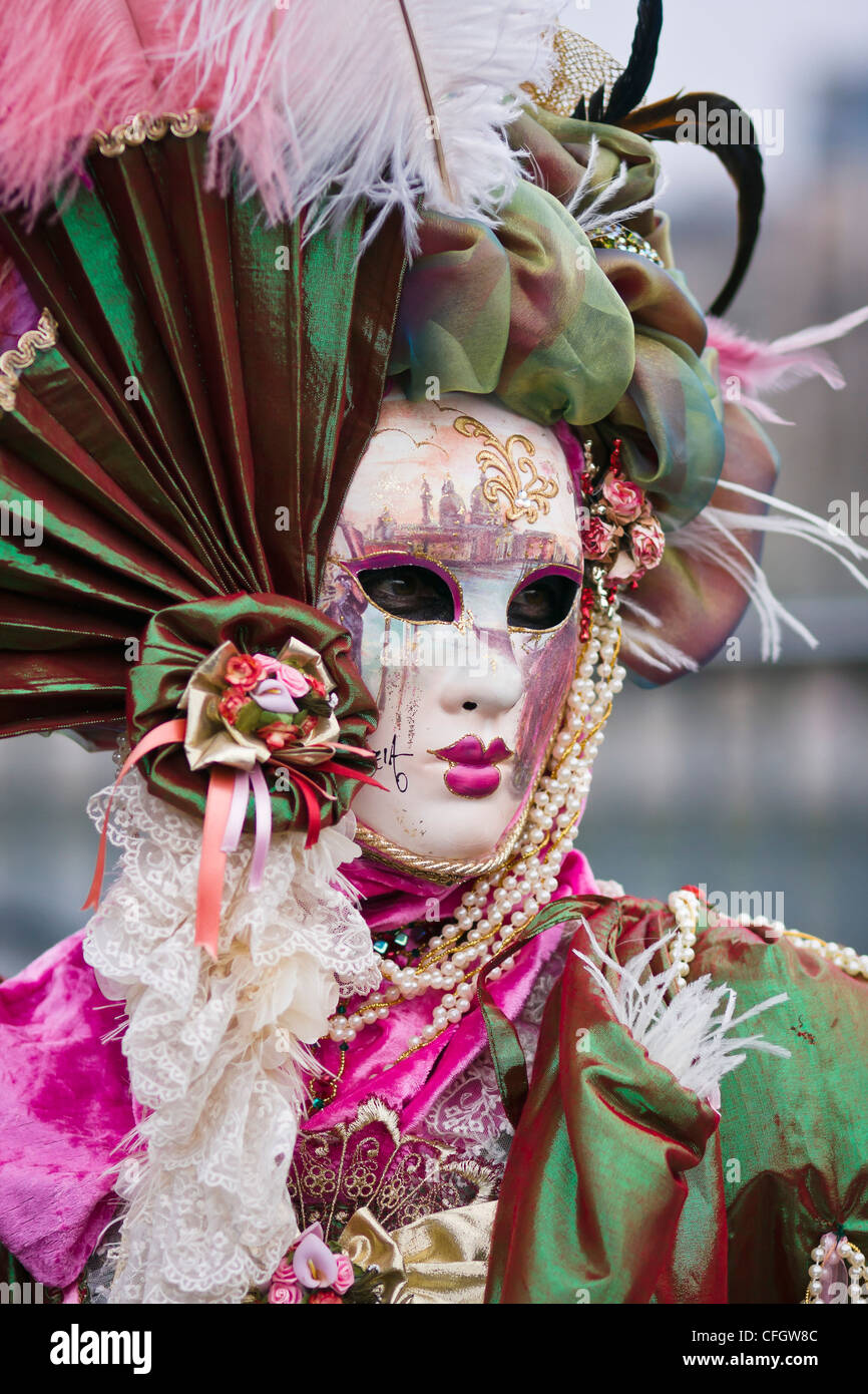 carnival mask costume parade Stock Photo Alamy