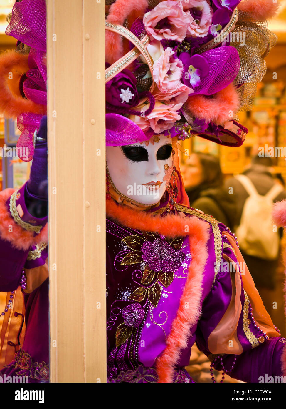 carnival mask costume parade Stock Photo Alamy