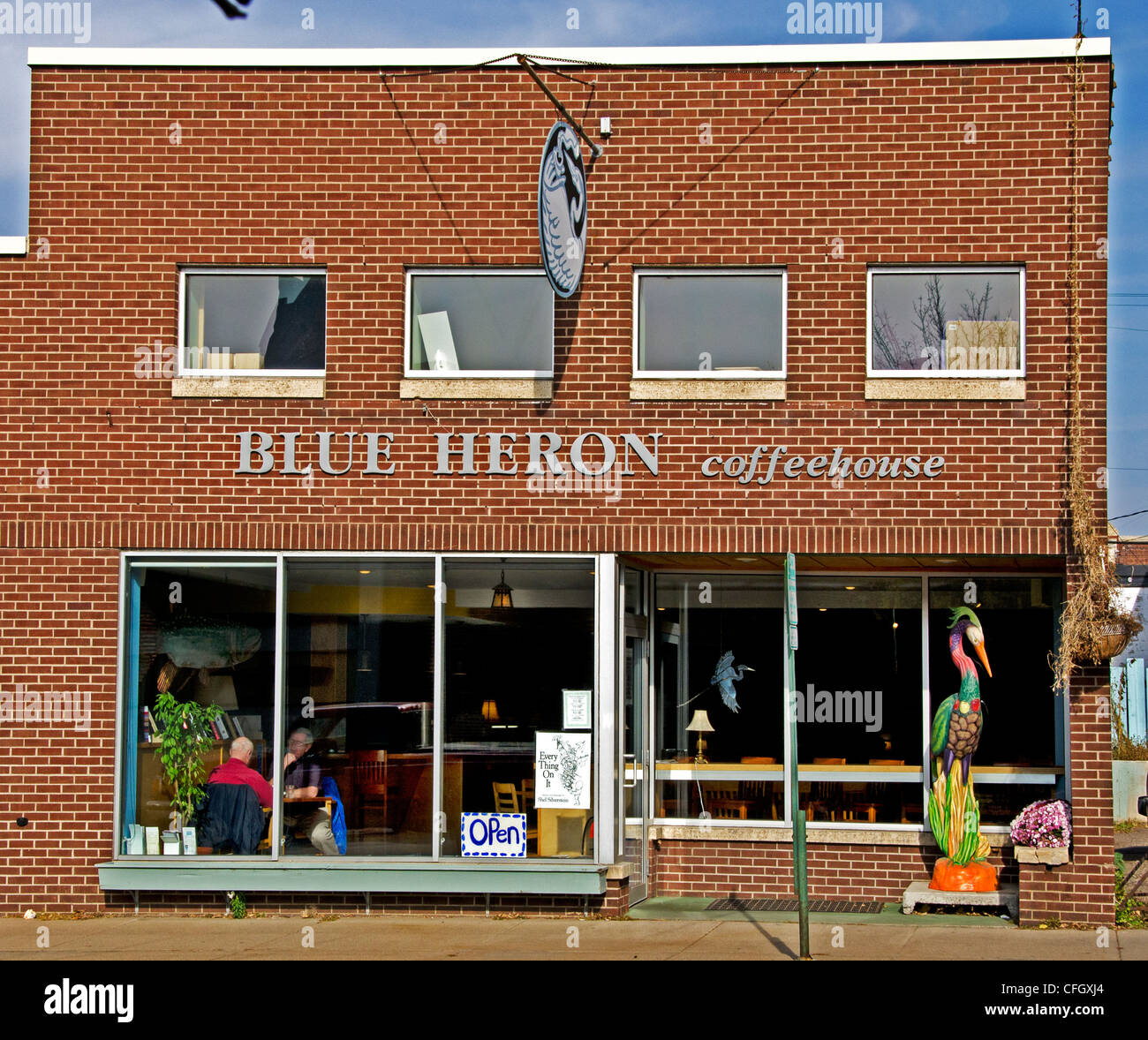 Blue heron coffeehouse winona hires stock photography and images Alamy