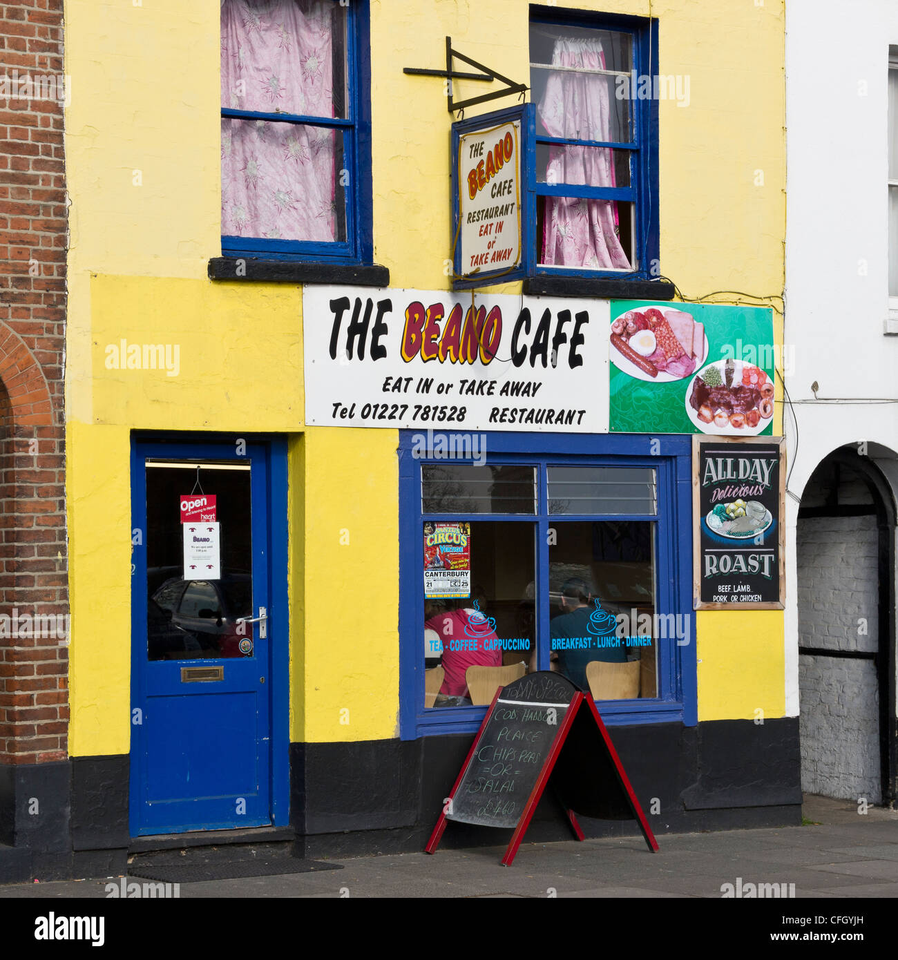 The Beano Cafe Greasy Spoon Cafe All Day Breakfast Canterbury Kent UK