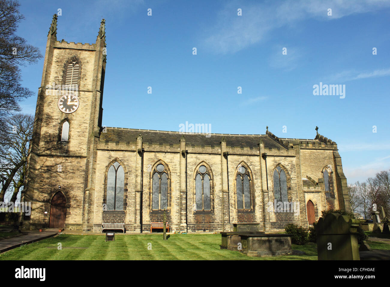St Anne in The Grove Southowram Calderdale in Halifax burial place of