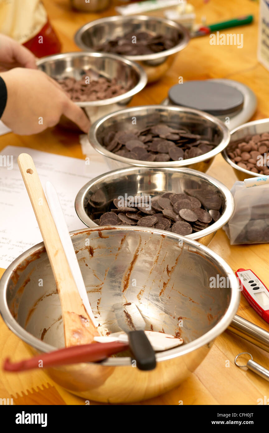 Ingredients for Making Chocolates, Montreal, Quebec Stock Photo Alamy