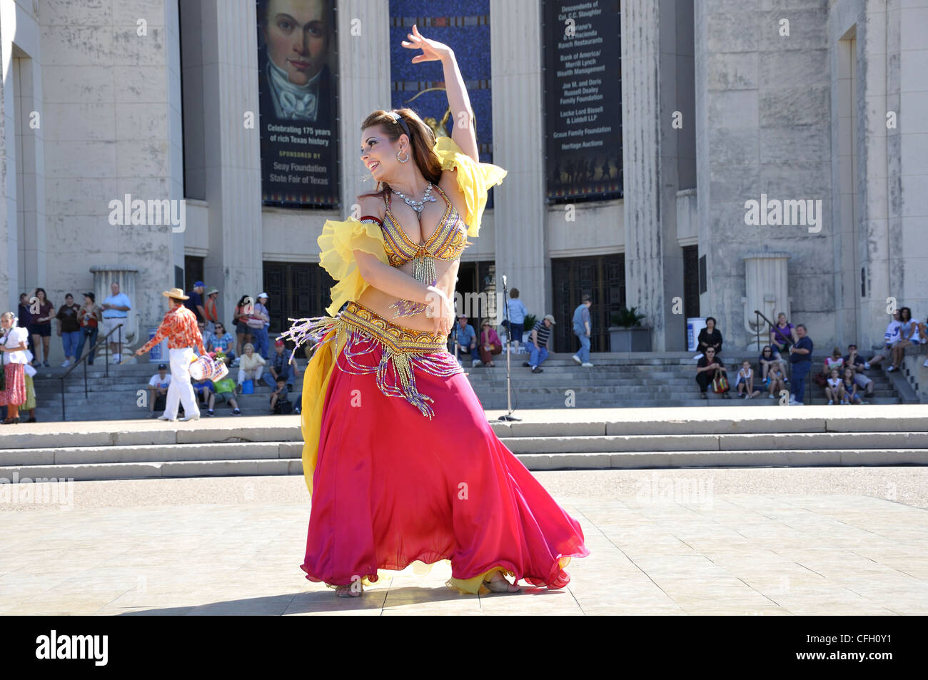 Belly dancing Stock Photo