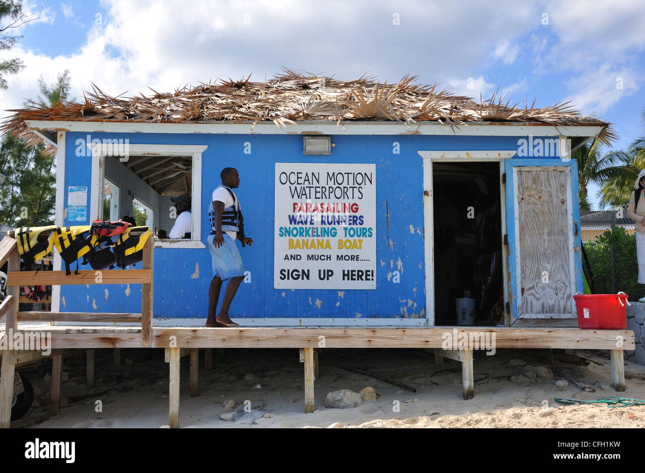 Freeport Beach Lucaya Bahamas Water Sports Equipment