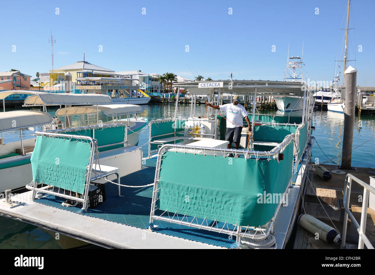 Excursion boat, Freeport, Bahamas Stock Photo Alamy