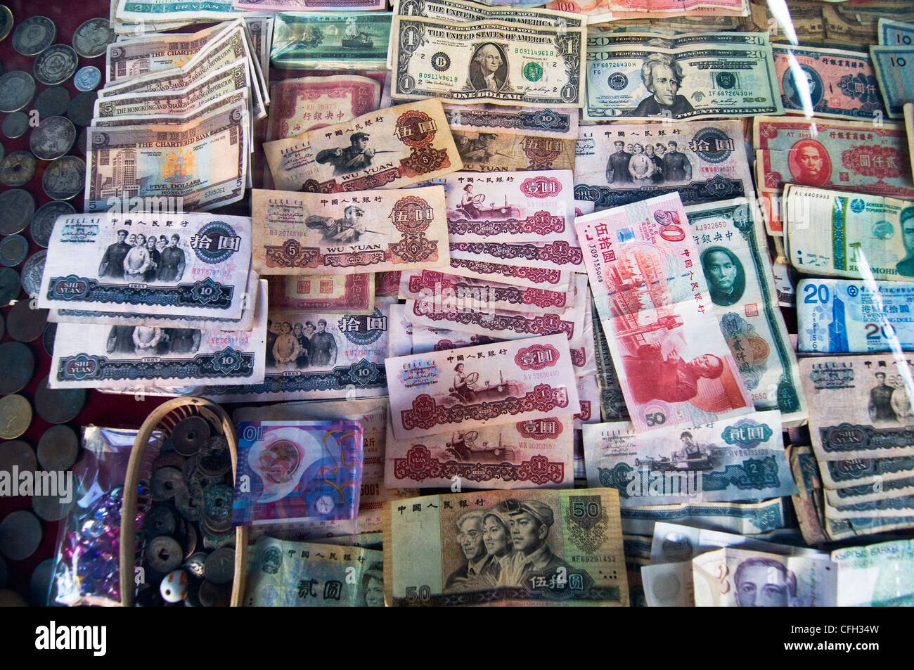 Colorful money notes from around the world Stock Photo: 44016249 - Alamy