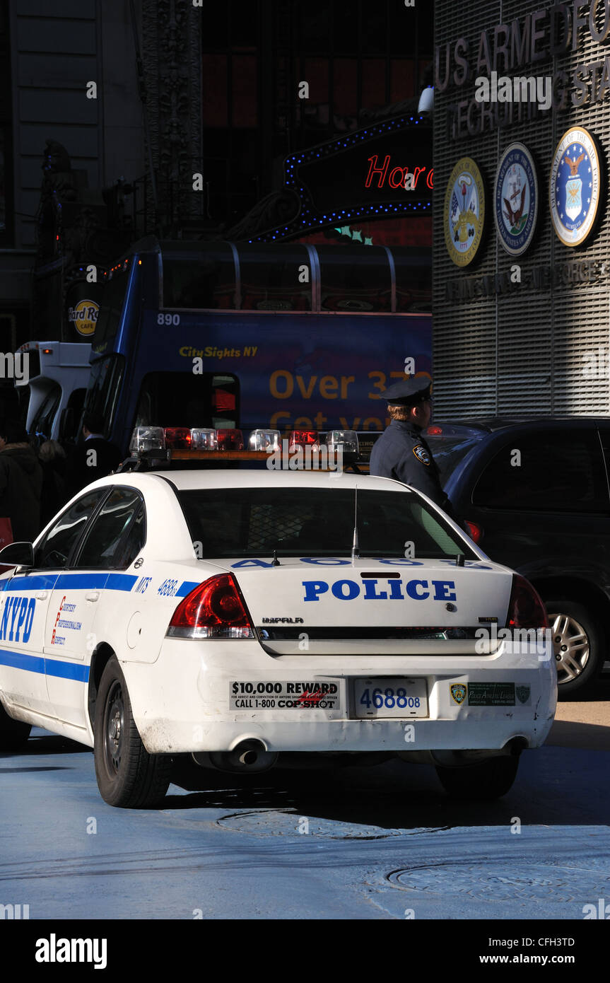 Police, New York City Stock Photo