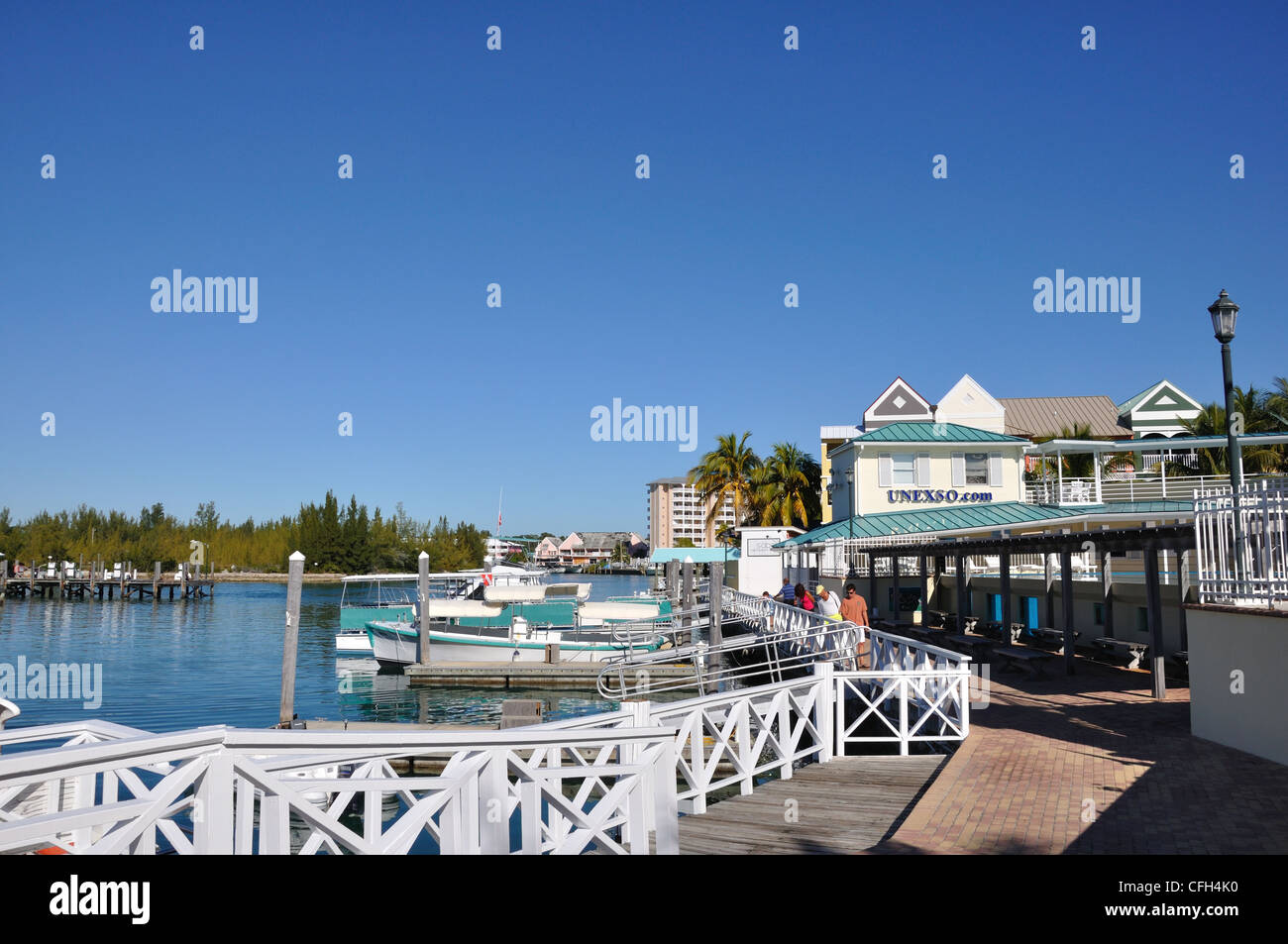 Marina, Freeport, Bahamas Stock Photo