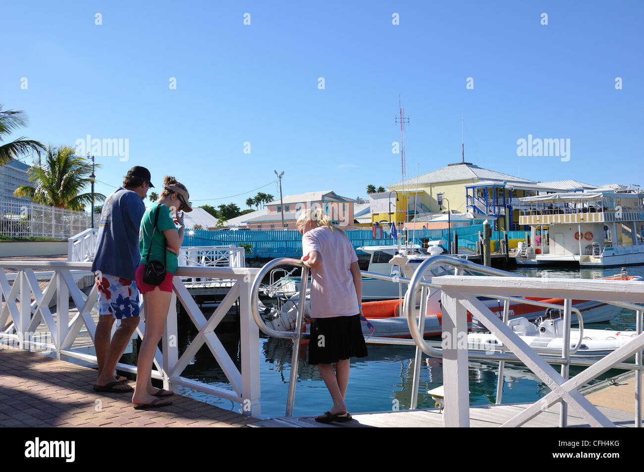 Marina, Freeport, Bahamas Stock Photo Alamy