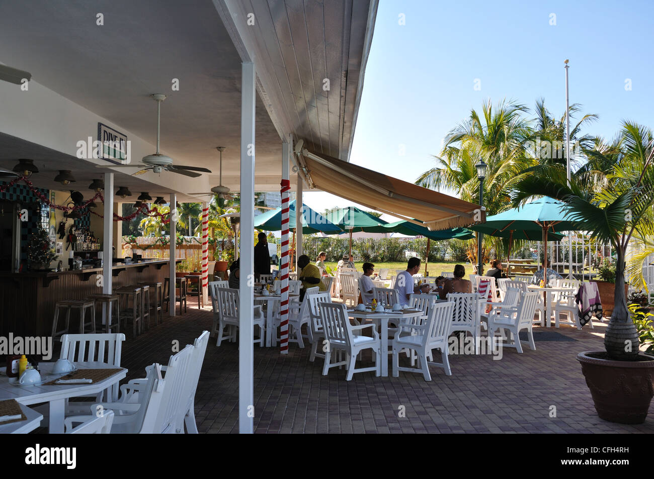 Dive In restaurant, Freeport, Bahamas Stock Photo Alamy