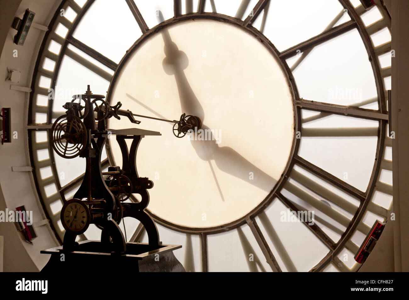 Cooper Union clock Stock Photo Alamy