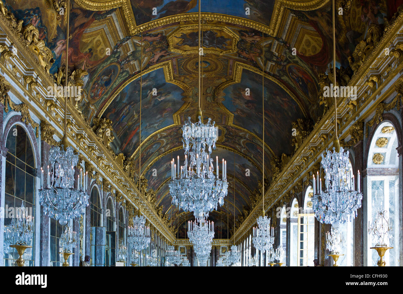 Versailles Hall Of Mirrors High Resolution Stock Photography and Images