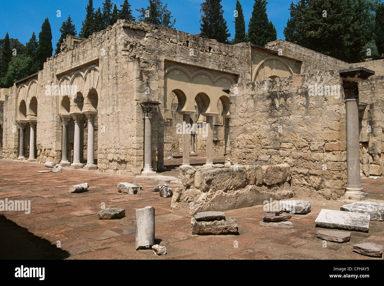 Islamic Art. Umayyad period. Spain. 10th century. Medina Azahara (936-960). Andalusia. Stock Photo