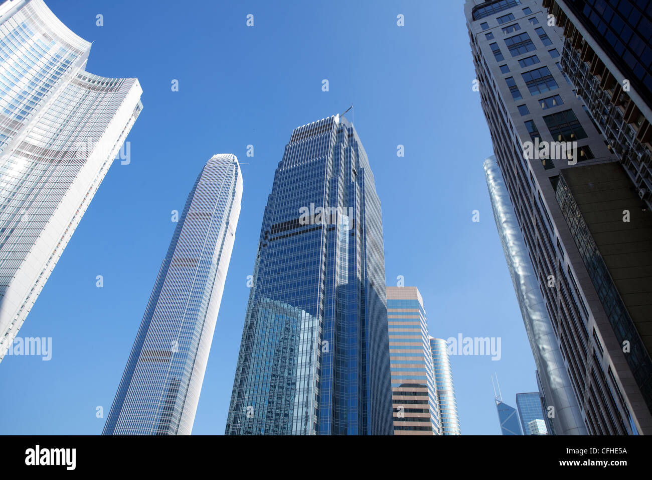 Modern skyscraper offices and buildings in Hong Kong Stock Photo - Alamy