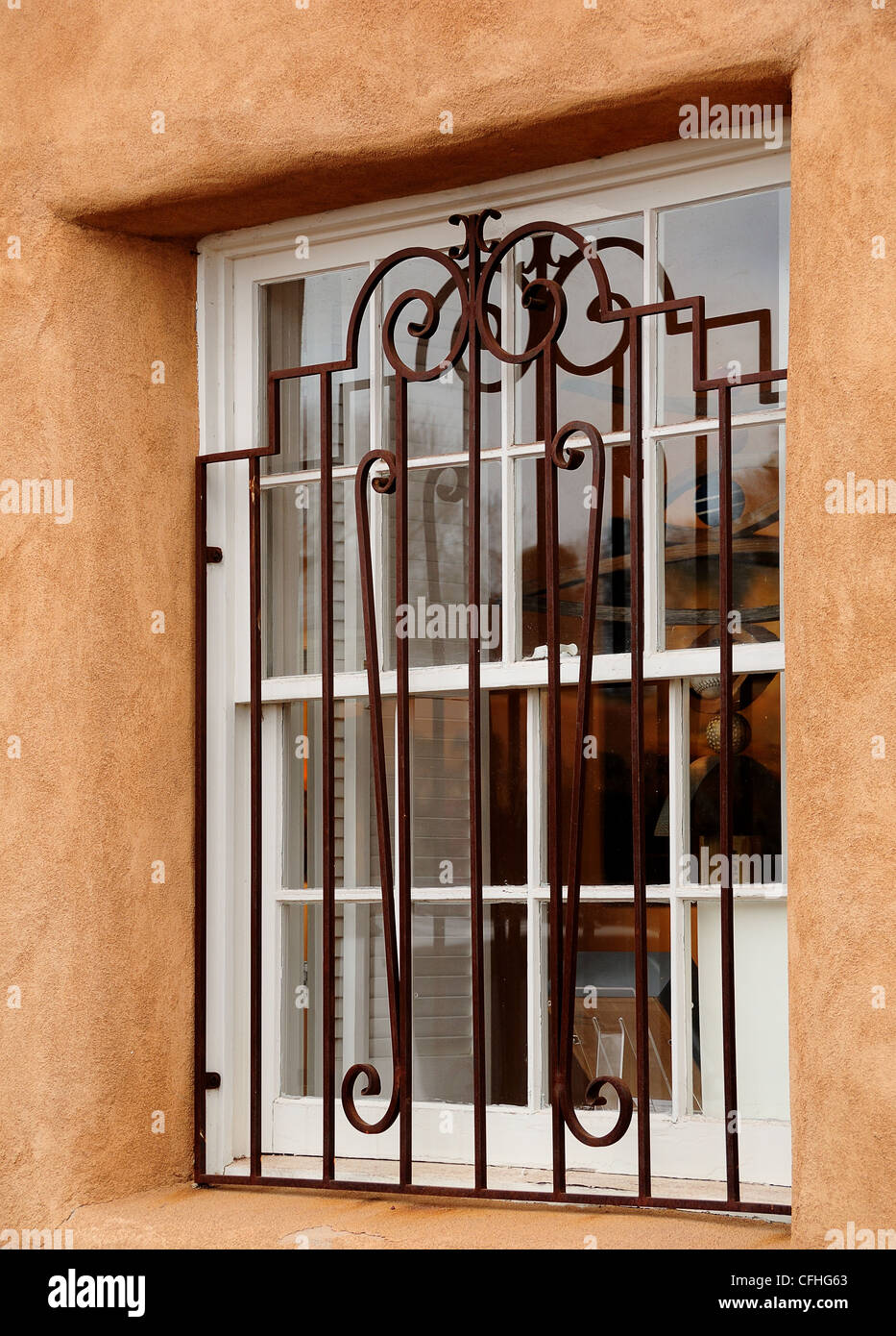 Wrought iron window bars hires stock photography and images Alamy