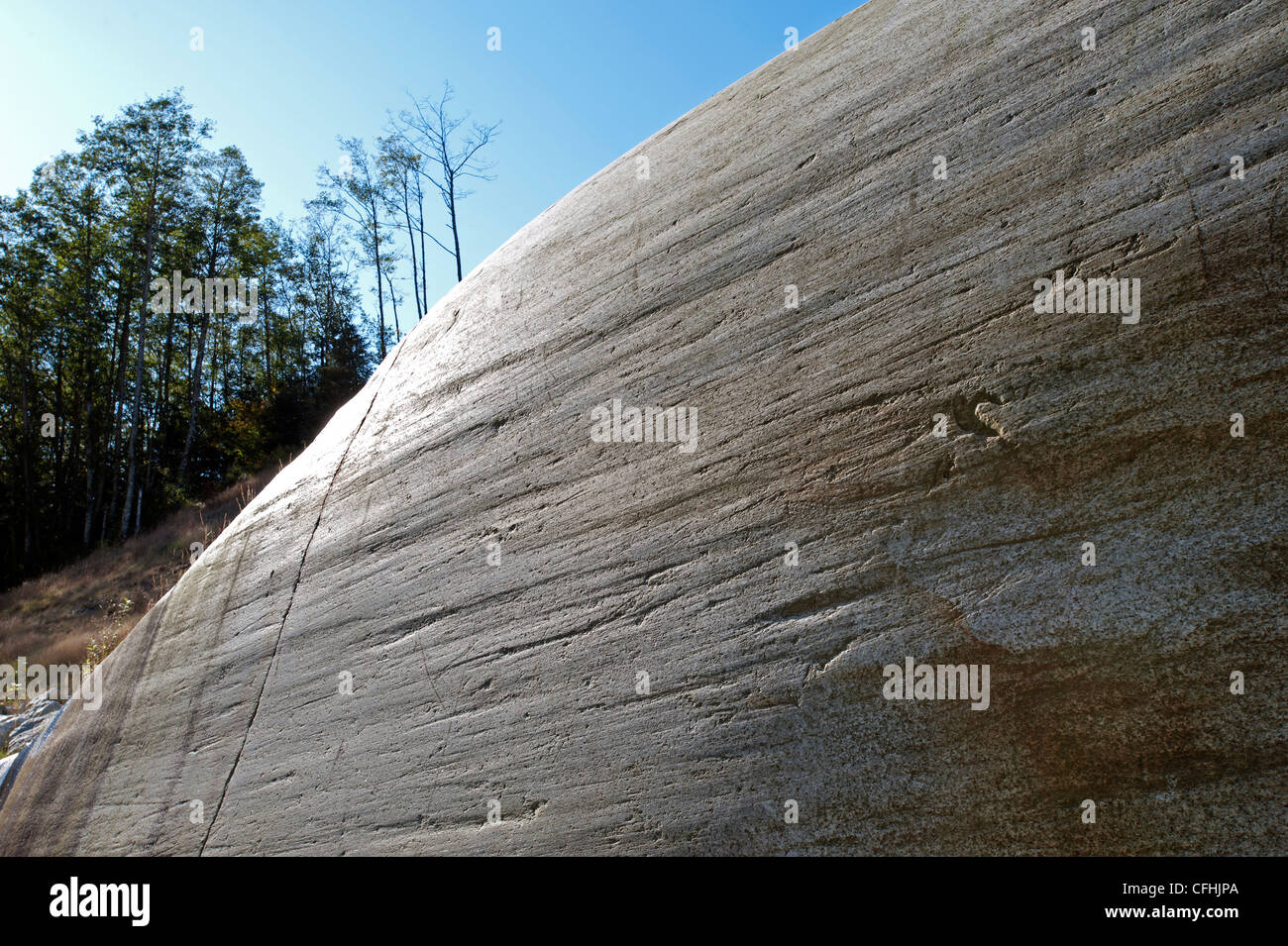 Pure granite rock Stock Photo