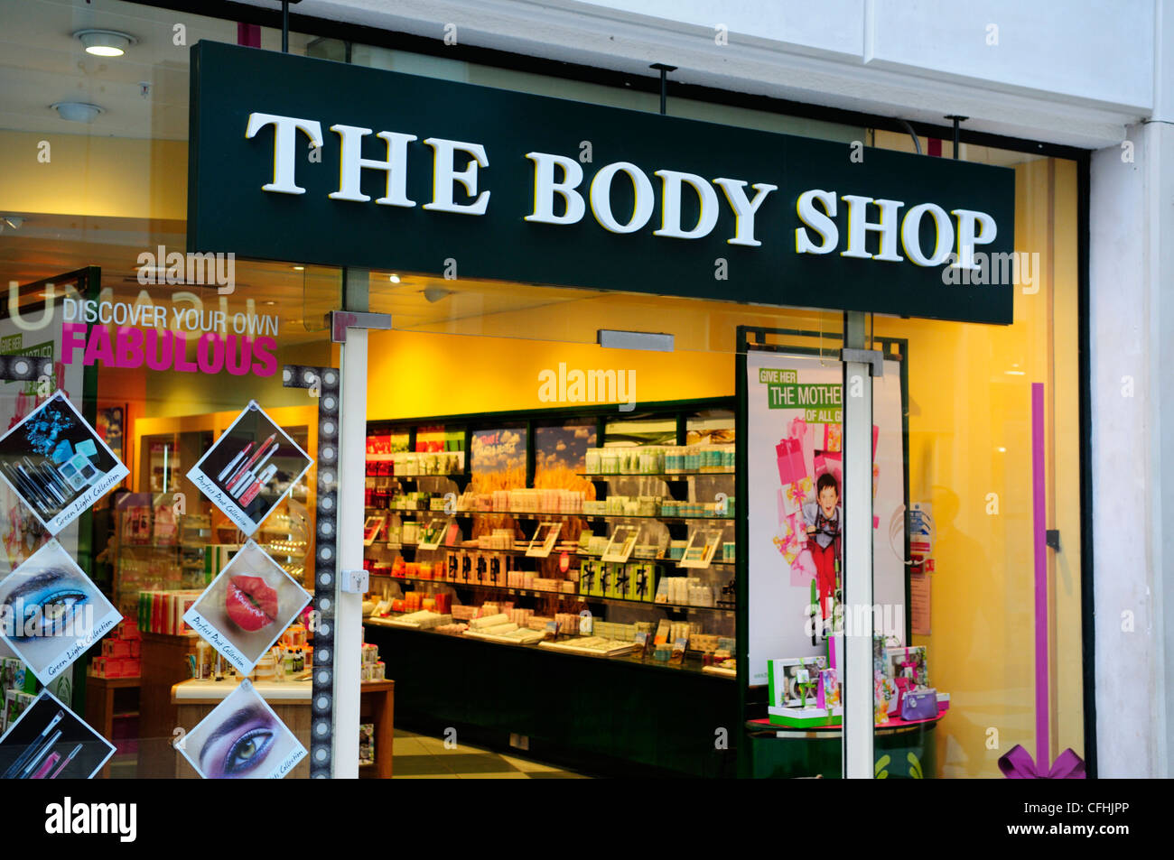 The Body Shop, Cambridge, England, UK Stock Photo