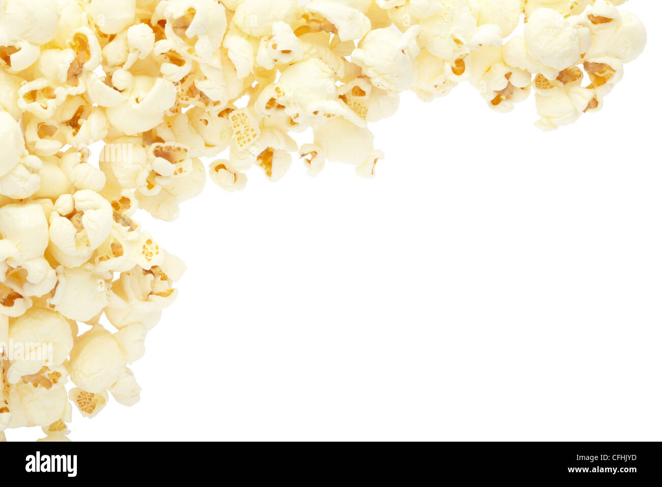 Popcorn frame Stock Photo