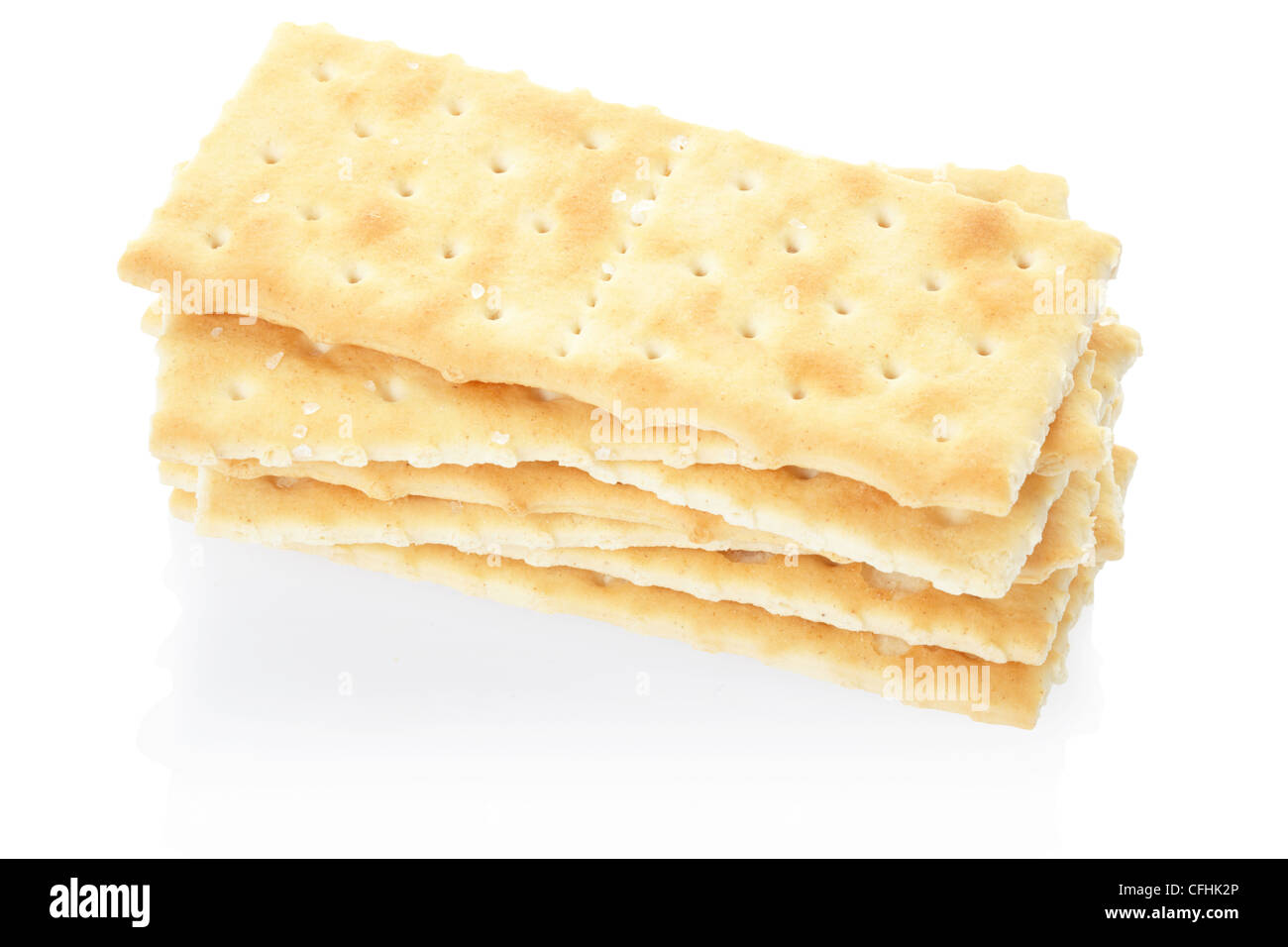 Crackers pile Stock Photo