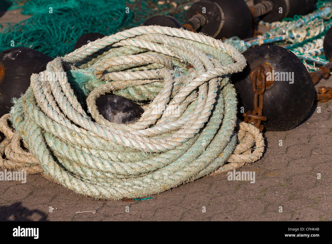 natural fibre rope Stock Photo Alamy
