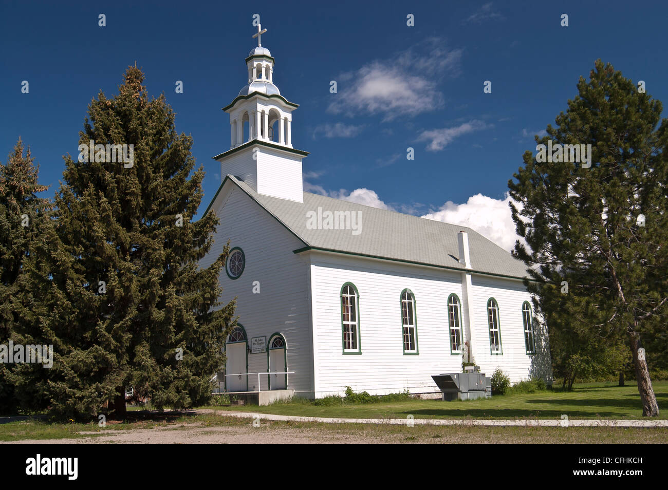 St. John The Baptist Catholic church in Frenchtown, Montana. Oldest