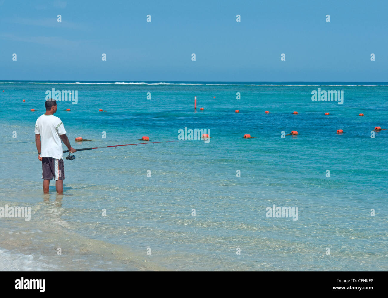 Fishing fisherman beach mauritius hi-res stock photography and images -  Alamy