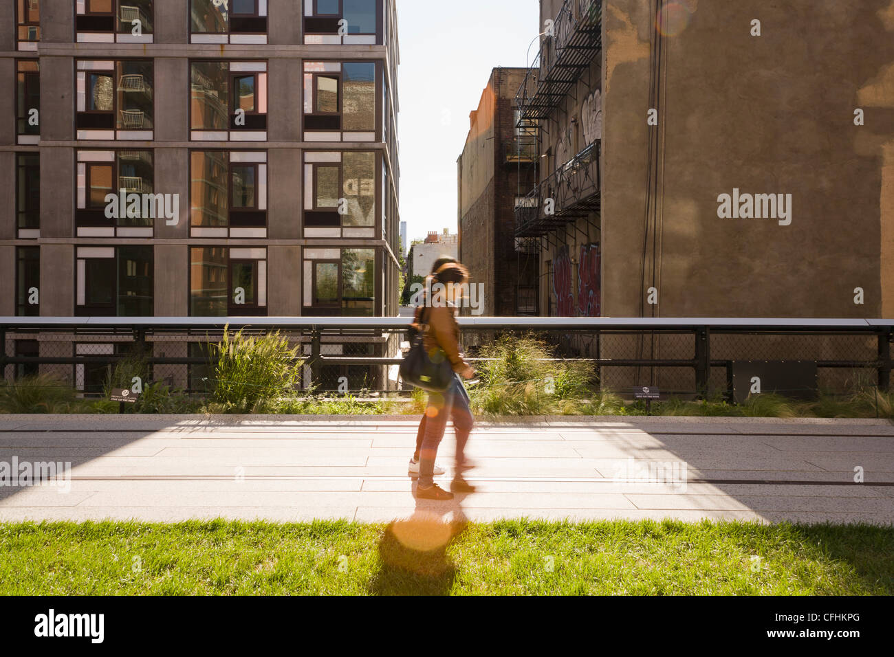 High line park. new york city hi-res stock photography and images - Alamy