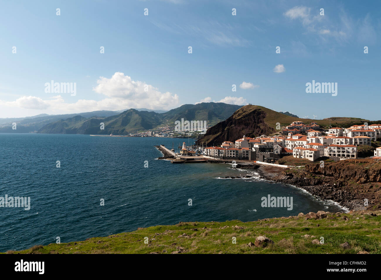 New Marina, Cape St. Lawrenc, Canical, Madeira Stock Photo