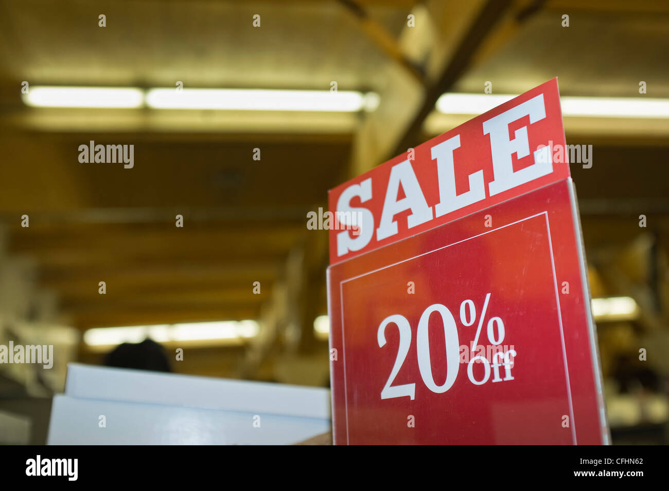 20 percent off sale sign hi-res stock photography and images - Alamy