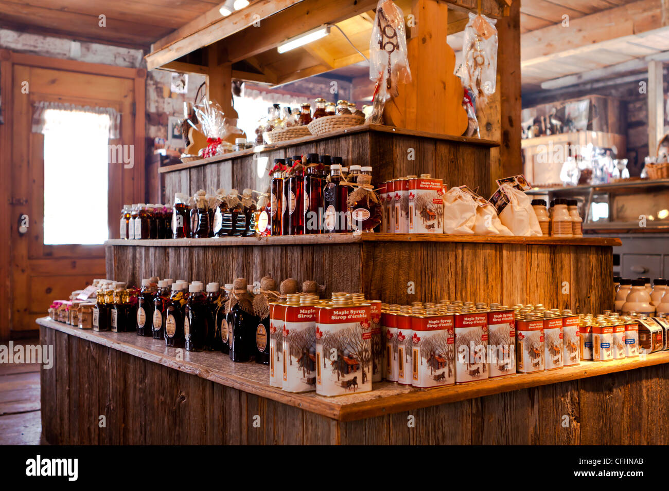 Maple syrup store Stock Photo Alamy