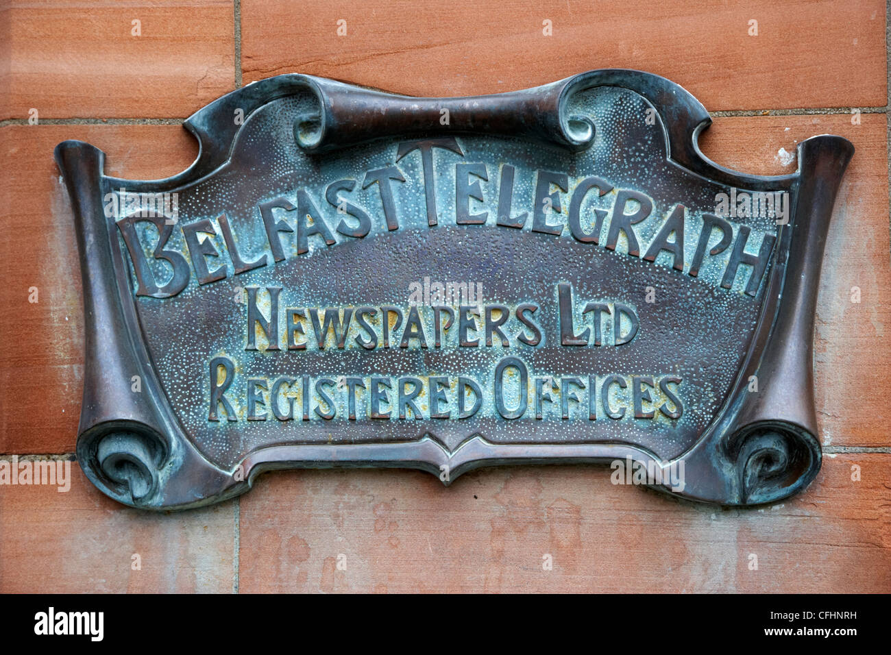 belfast telegraph newspaper old offices northern ireland uk Stock Photo