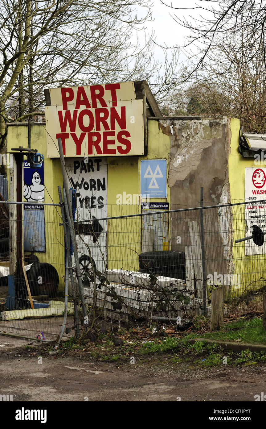 Second hand tyre business Stock Photo Alamy