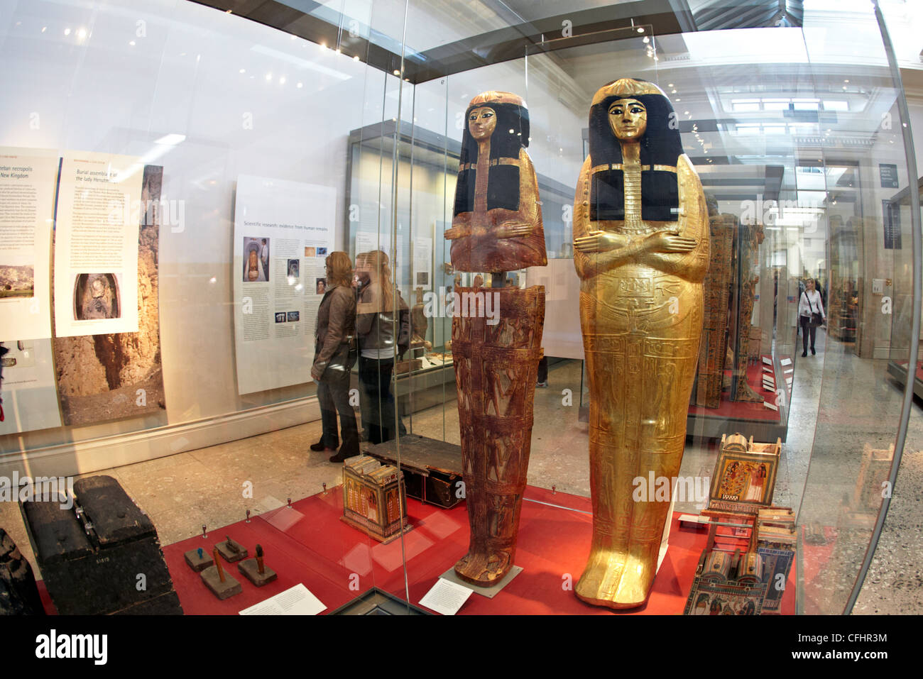 The Egyptian Room British Museum London UK Europe Stock Photo