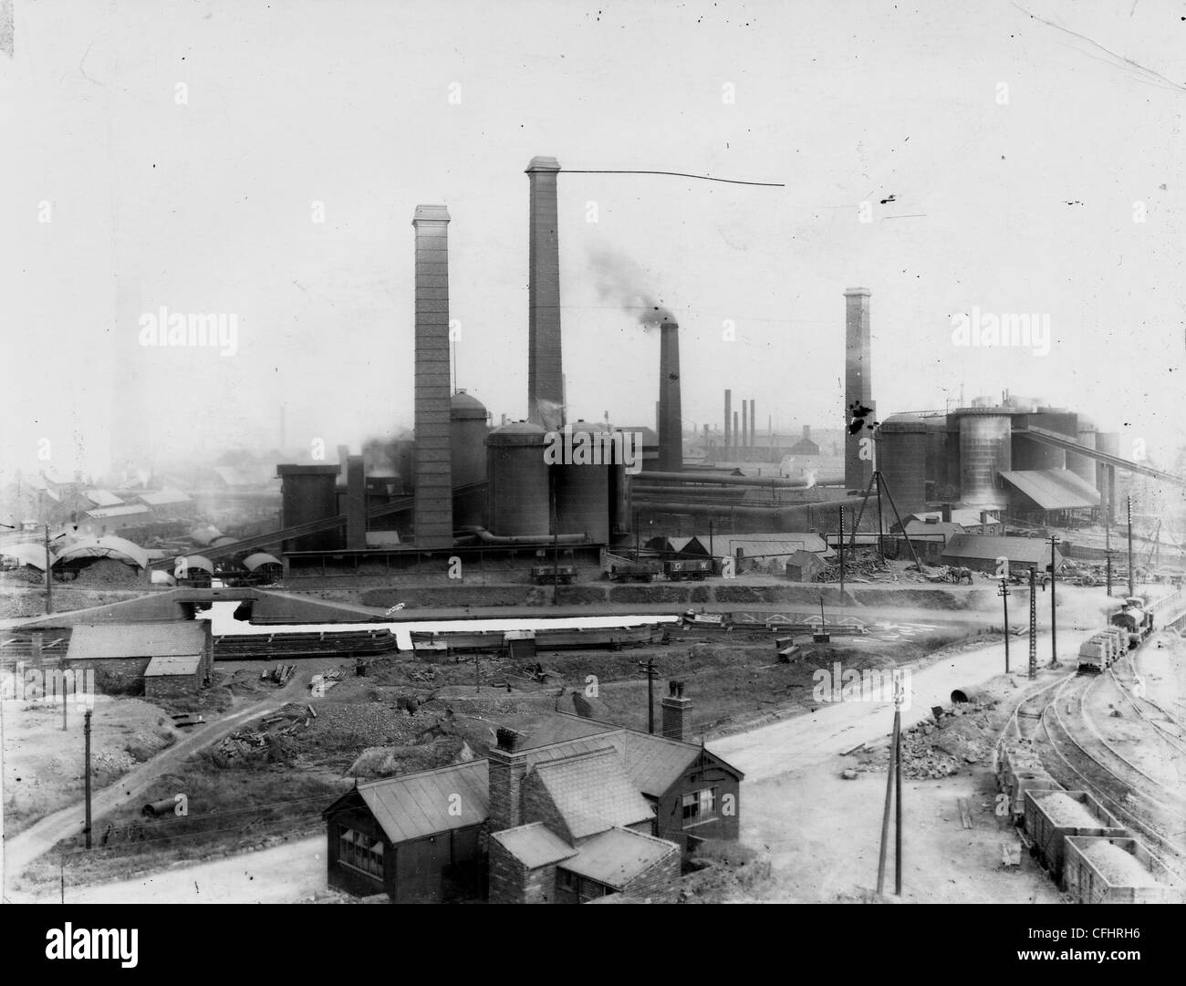 Bilston Steelworks, Spring Vale, Bilston, 1920s Stock Photo Alamy