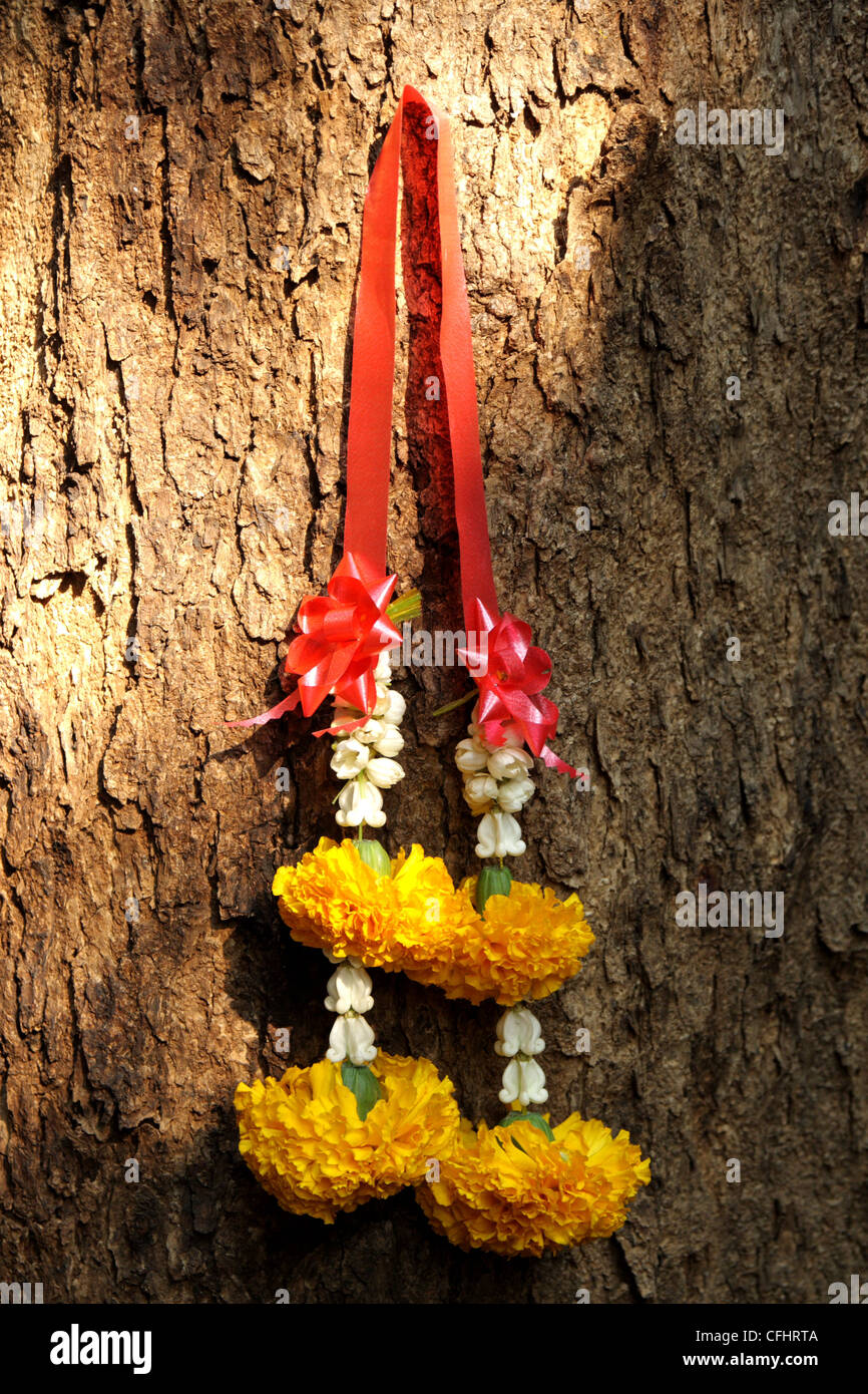 Thai garland flower Stock Photo Alamy