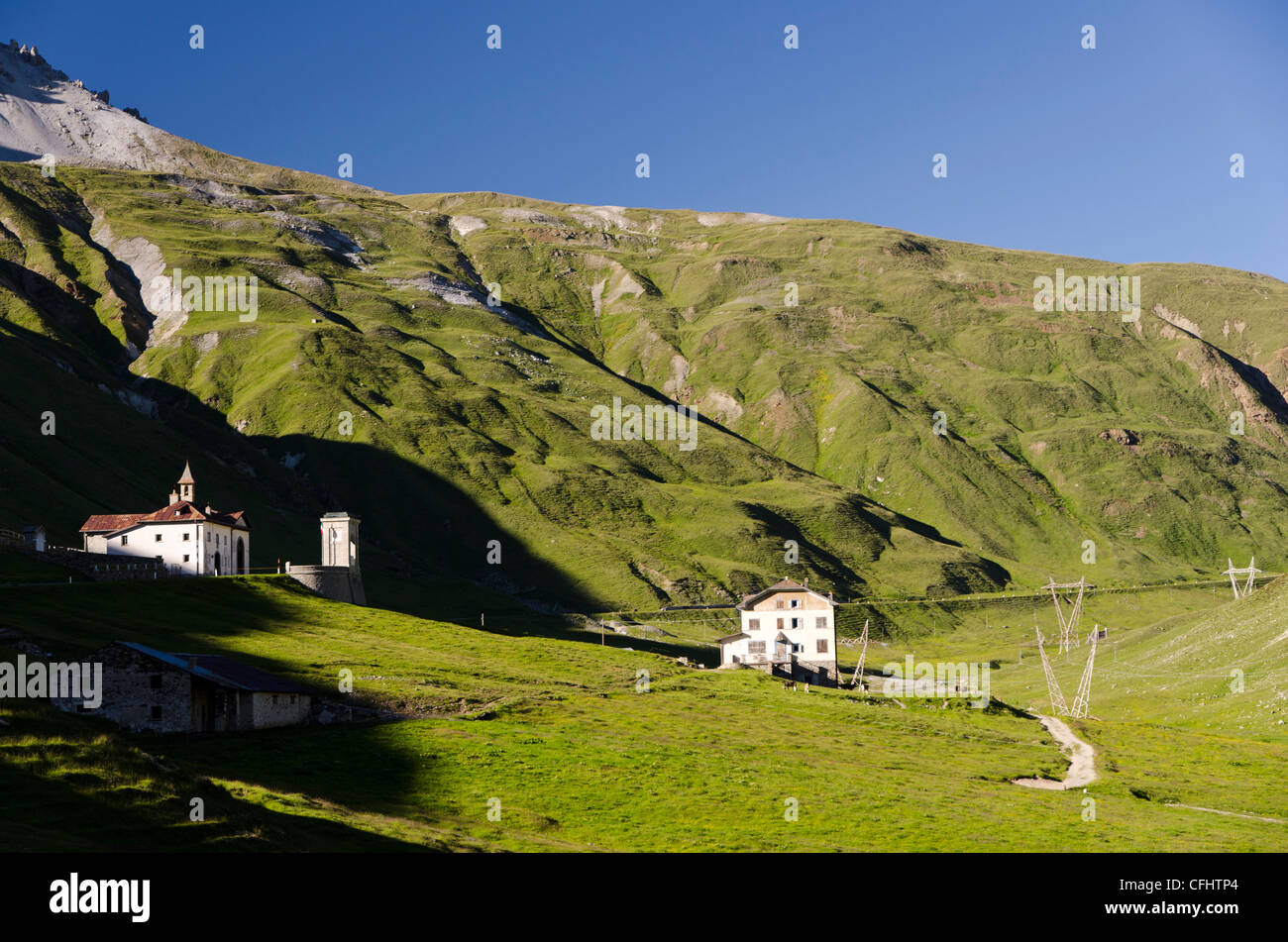 Italy, Lombardy, Stelvio National Park, Alps, Braulio Plateau Stock Photo