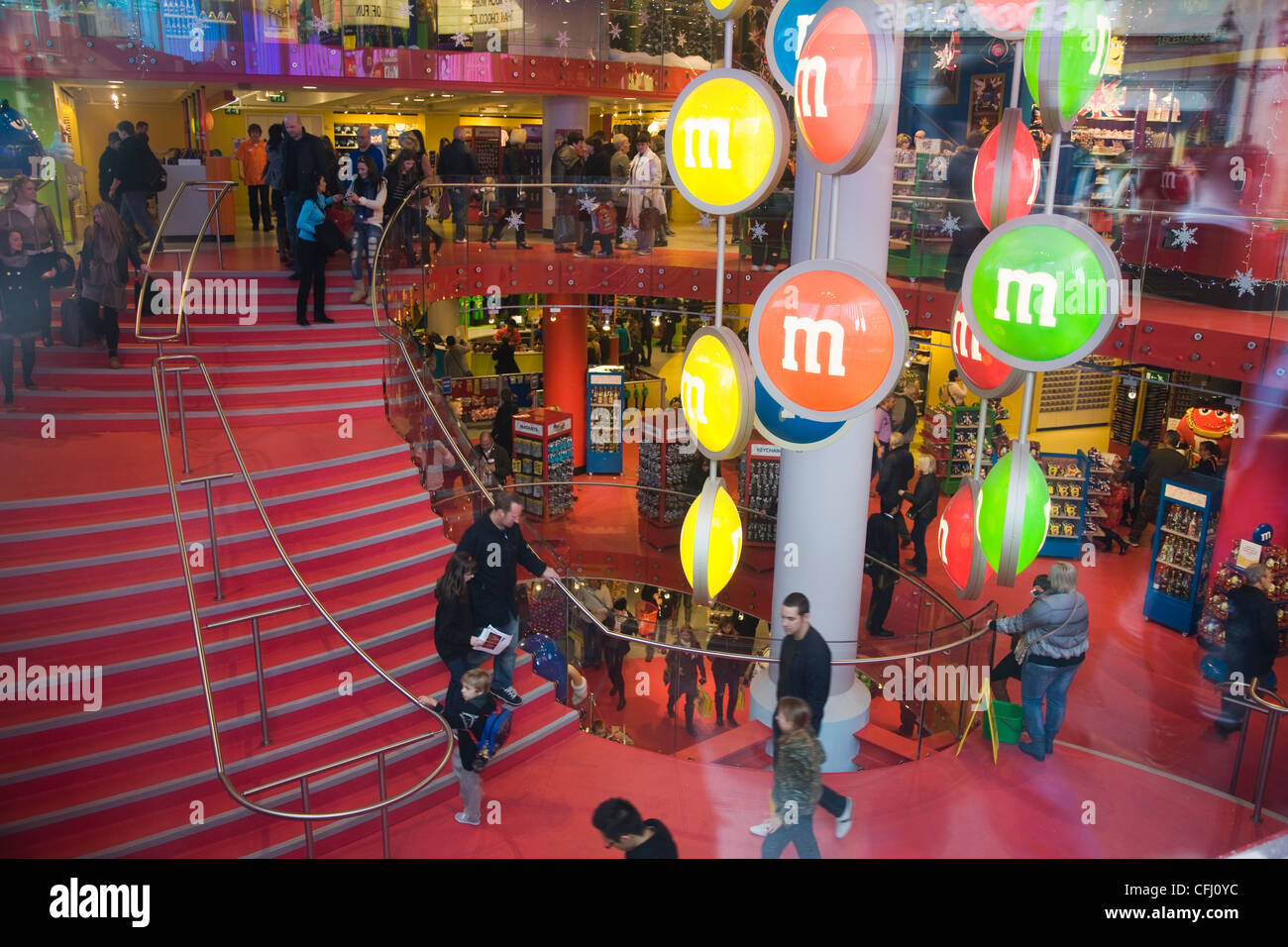 Inside The M M World Sweet Shop Store Near Leicester Square London Stock Photo Alamy