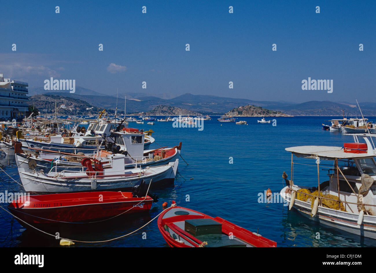 Fishing Harbour of Toló Stock Photo