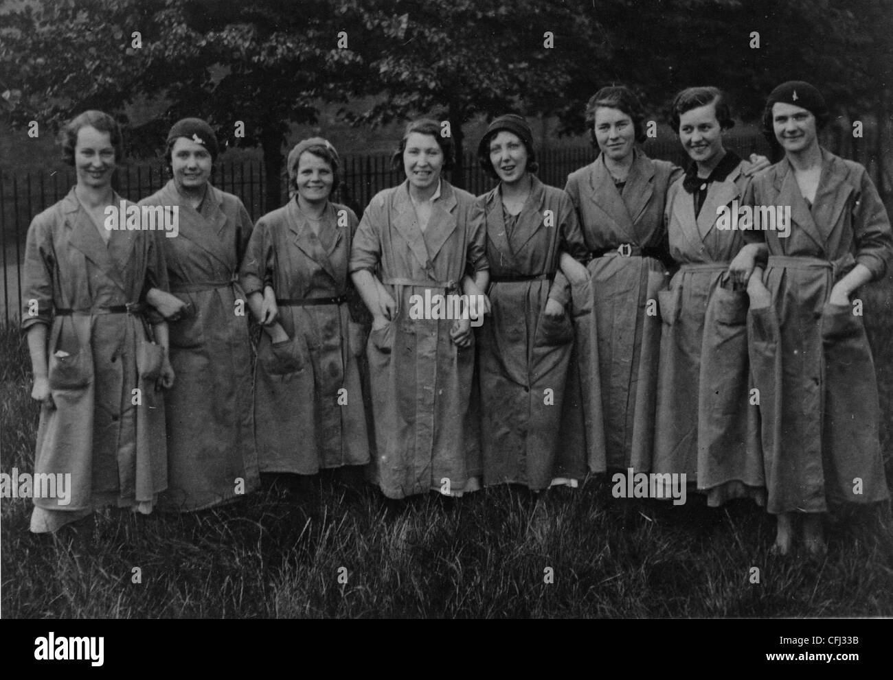 Female Workers, GKN Sankey, Ettingshall, Wolverhampton, c 1930s. Stock Photo
