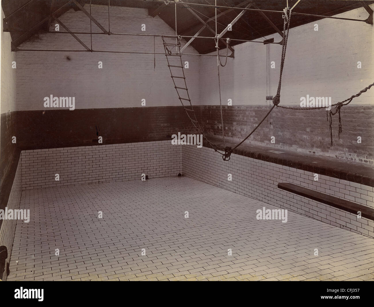 Swimming Baths, Cottage Homes, Amos Lane, Wednesfield, c 1900 Stock