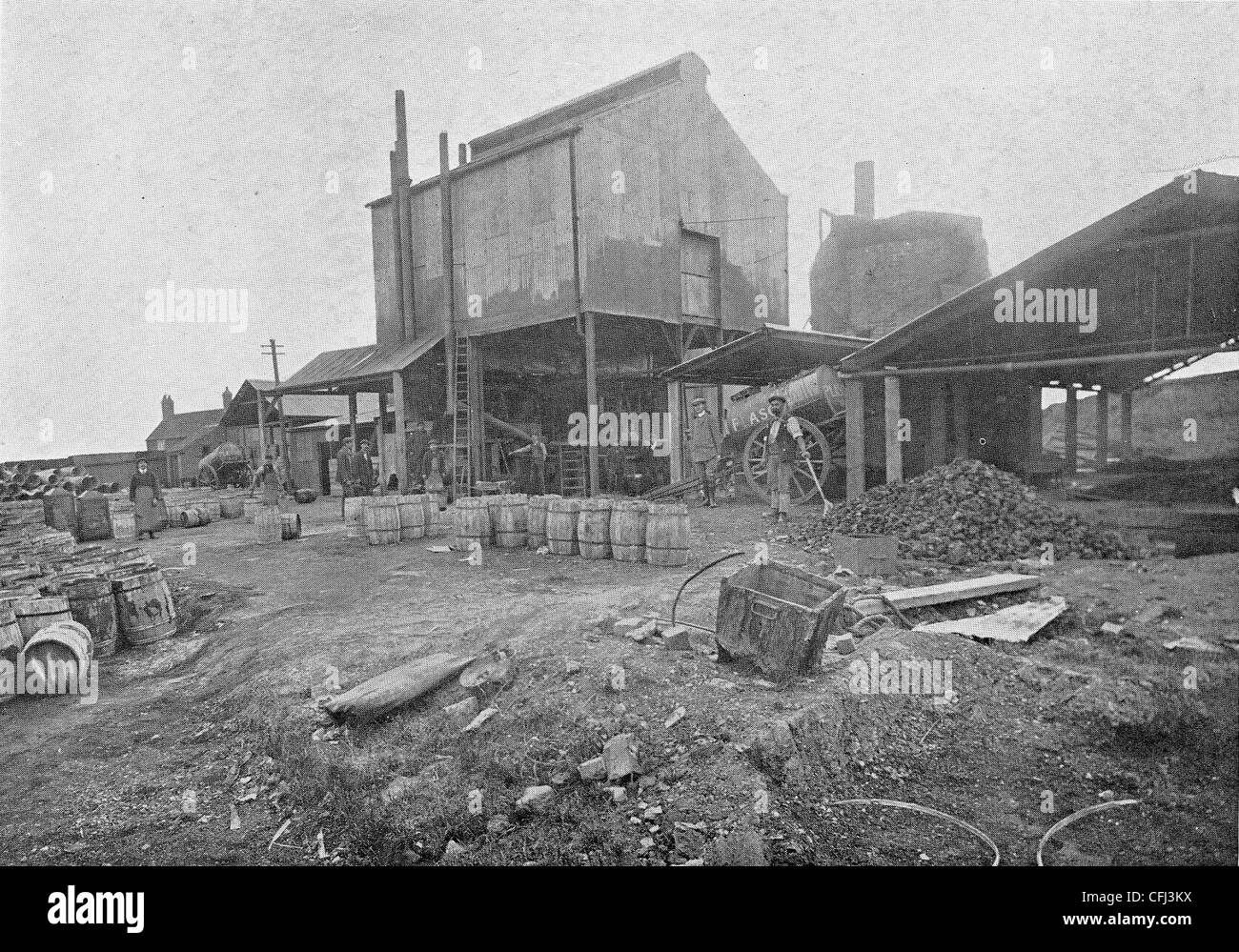 Fawdry Street Works, Plascom (1909) Ltd., Wolverhampton, c 1911. Stock Photo