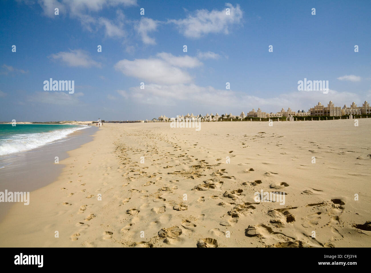 Boa Vista Cape Verde Luxury Rui hotel on beach front of Praia de