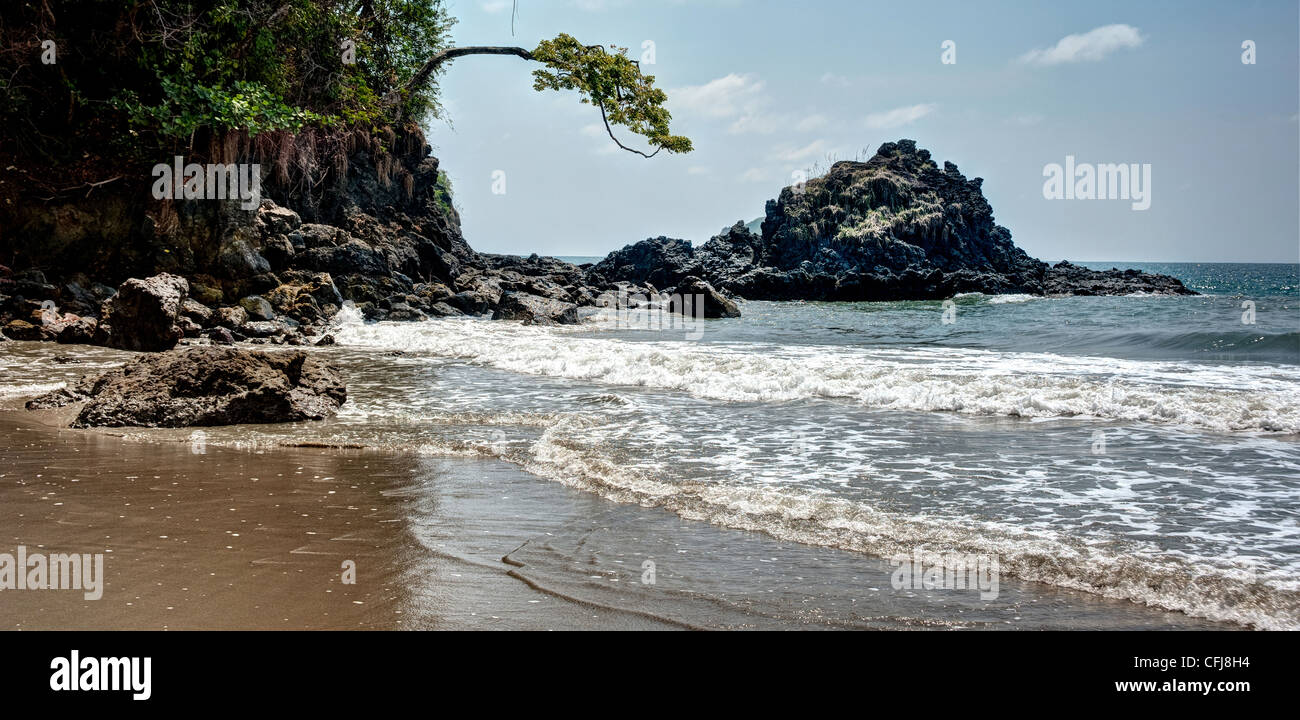 Beach number one in Manuel Antonio National Park, Costa Rica Stock Photo
